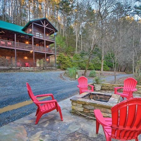 Riverside Ellijay Cabin With Hot Tub And Game Room Екстериор снимка