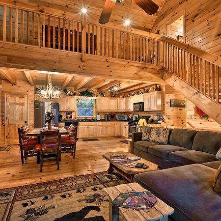 Riverside Ellijay Cabin With Hot Tub And Game Room Екстериор снимка