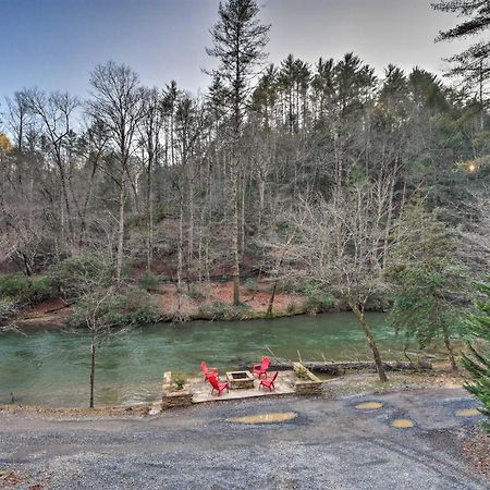 Riverside Ellijay Cabin With Hot Tub And Game Room Екстериор снимка