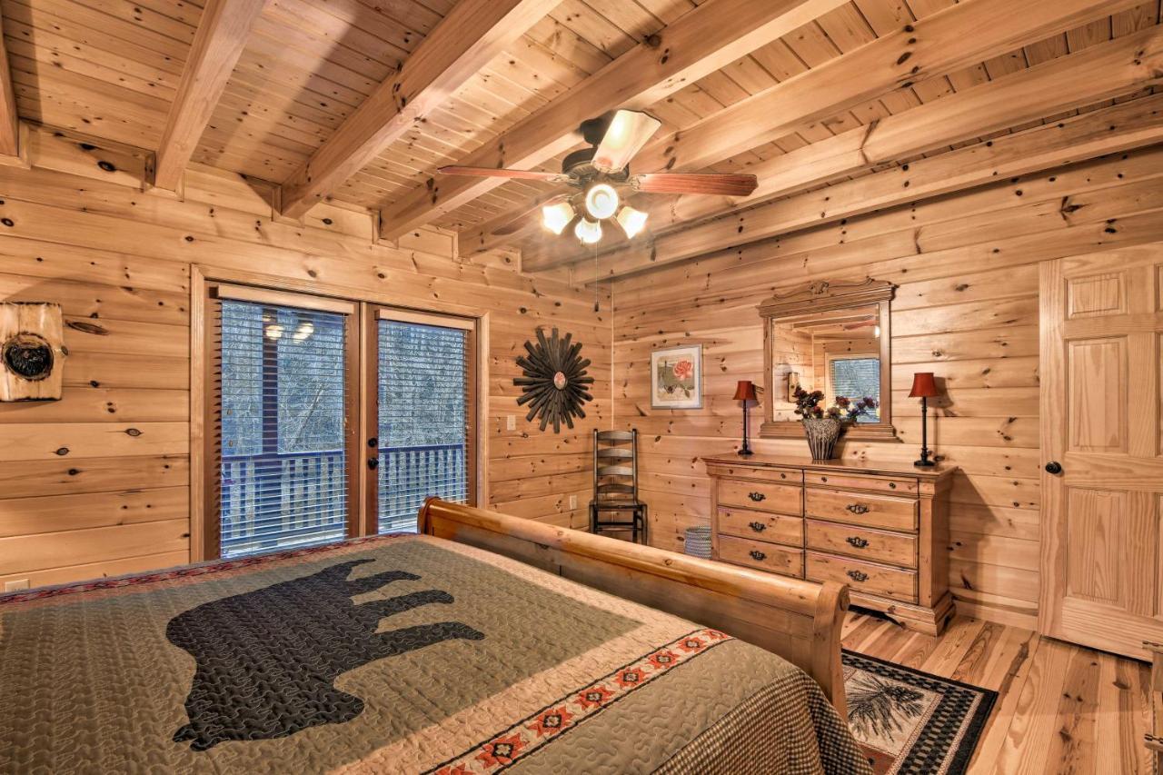 Riverside Ellijay Cabin With Hot Tub And Game Room Екстериор снимка