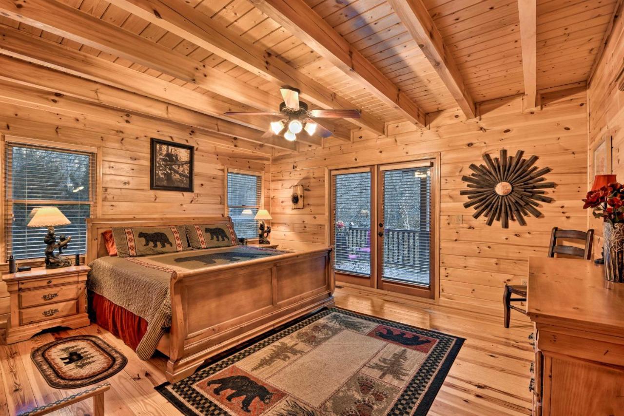 Riverside Ellijay Cabin With Hot Tub And Game Room Екстериор снимка